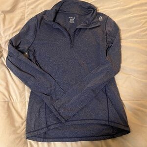 Reebok Blue Quarter-Zip Pullover